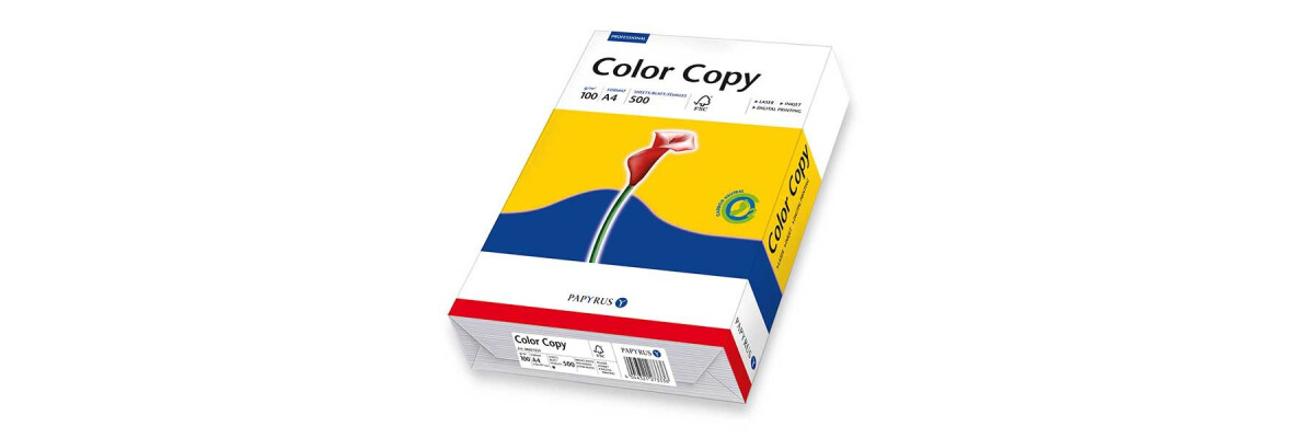 Farbpapier in Aktion: Color Copy  - Farbiges Papier Color Copy A4 für Laserdrucker zum Spitzenpreis