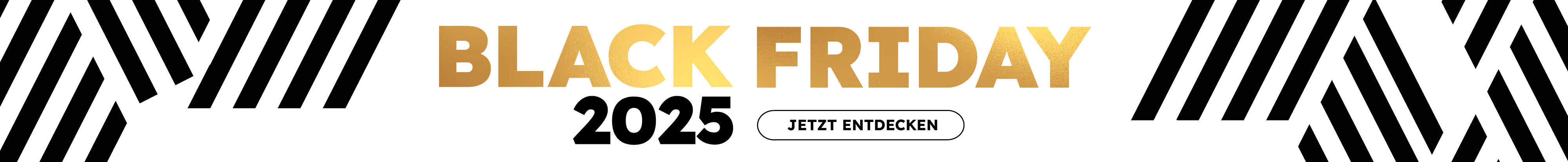 Grafik mit Schriftzug Black Friday 2025