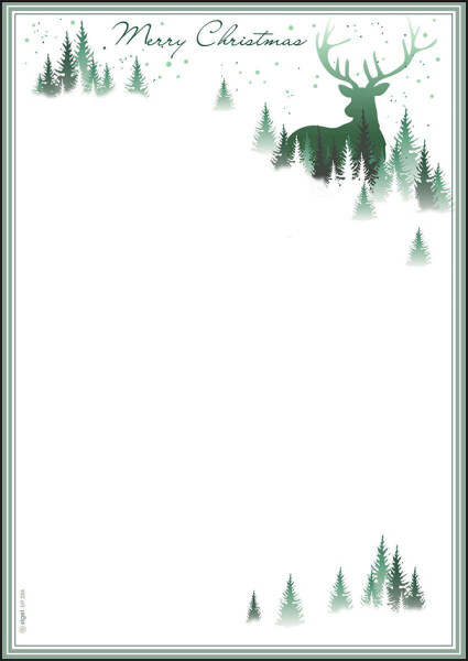 sigel Weihnachts-Motiv-Papier "Christmas Forest", A4