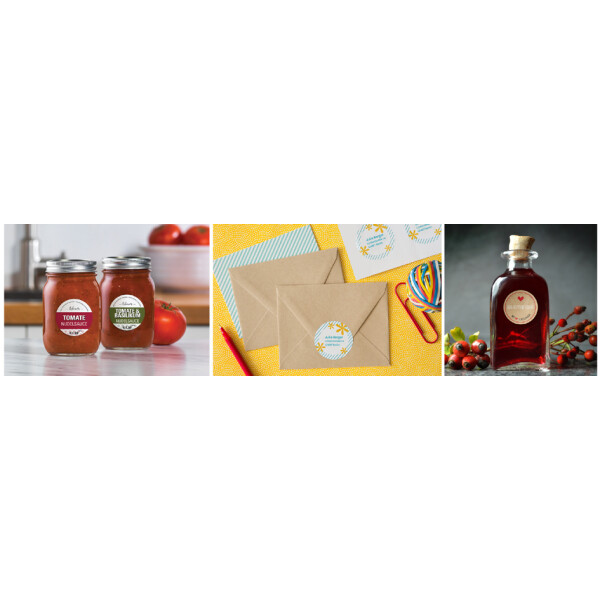 AVERY Zweckform Kennzeichnungs-Etiketten, Durchmesser: 80 mm