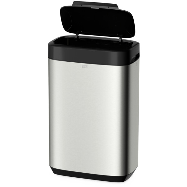 TORK Abfallbehälter Image Design, 50 Liter, silber schwarz