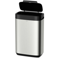 TORK Abfallbehälter Image Design, 50 Liter, silber schwarz