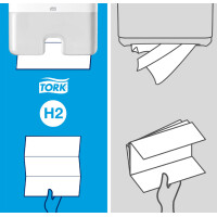 TORK Xpress Multifold Handtuchpapier, 213 x 240 mm, Z-Falz