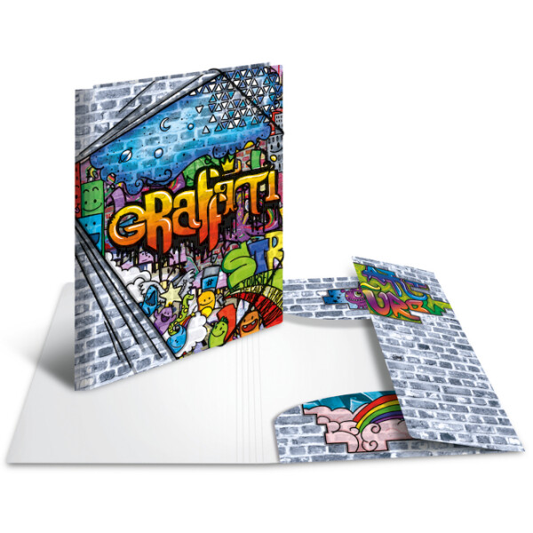 HERMA Eckspannermappe "Artline", PP, DIN A4, Music