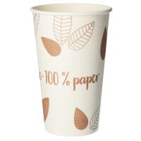PAPSTAR Papp-Trinkbecher "pure" ZERO, 0,4 l,...
