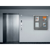 nobo Schaukasten Premium Plus, Filz-Rückwand, 27 x DIN A4