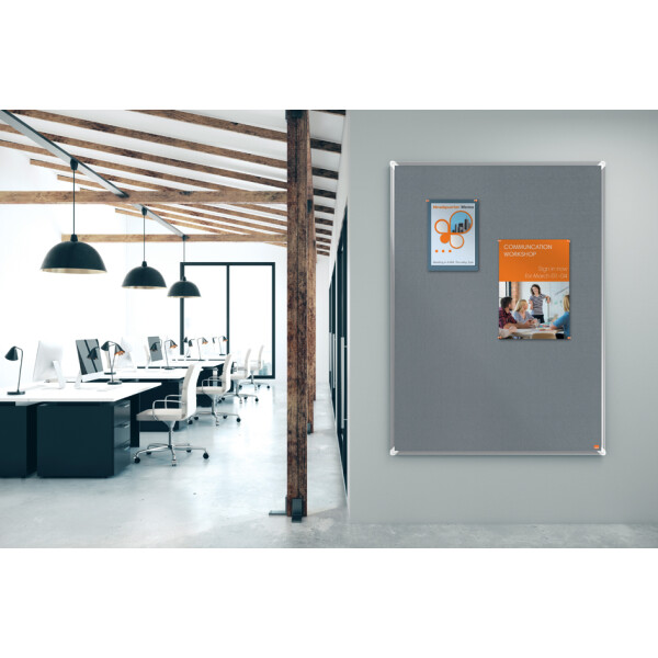 nobo Filztafel Essence, (B)600 x (H)450 mm, rot