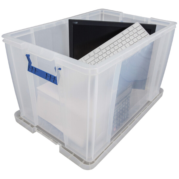Fellowes Aufbewahrungsbox ProStore, 85 Liter, transparent