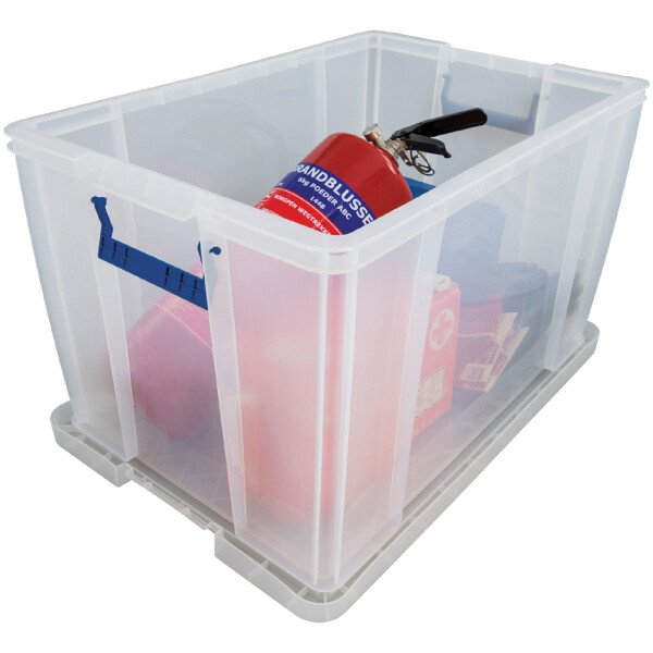 Fellowes Aufbewahrungsbox ProStore, 85 Liter, transparent
