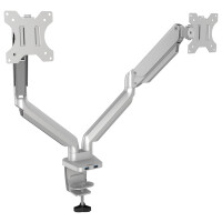 Fellowes Doppel-Monitorarm Platinum Series, weiß