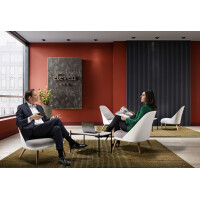 PAPERFLOW Beistelltisch MEET, (B)1.000 x (T)500 mm,...