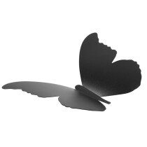 Securit 3D-Wand-Kreidetafel "FLOWER", schwarz