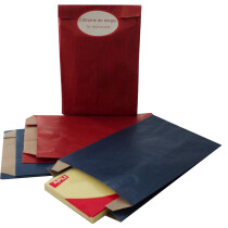APLI Geschenkumschläge - aus Kraftpapier, groß, rot