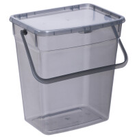 plast team Waschmittelbox, 10 Liter, transparent