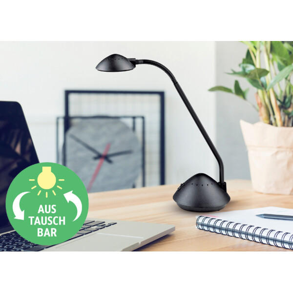 MAUL LED-Tischleuchte MAULarc, weiß