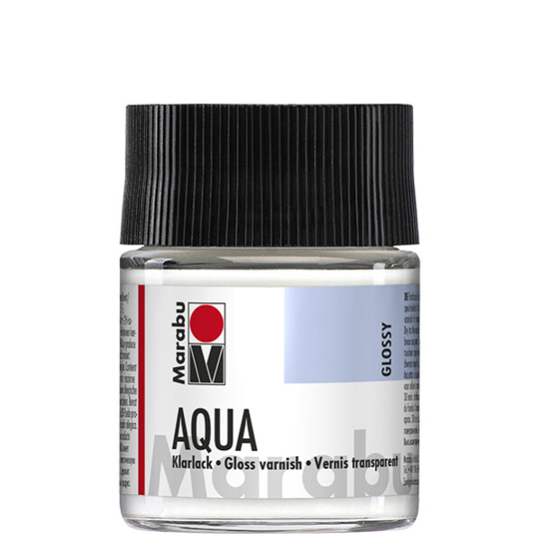 Marabu Acryllack Klarlack AQUA, transparent-glänzend, 500 ml