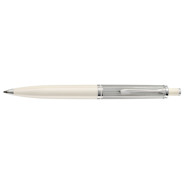 Pelikan Druckkugelschreiber "Souverän 405", silber-weiß