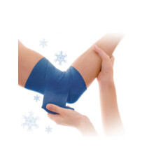 HARO Kühlende Bandage, 100 mm x 2,7 m, blau