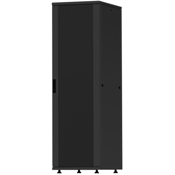 LogiLink 19" Serverschrank Eco, 42 HE, schwarz (RAL9005)