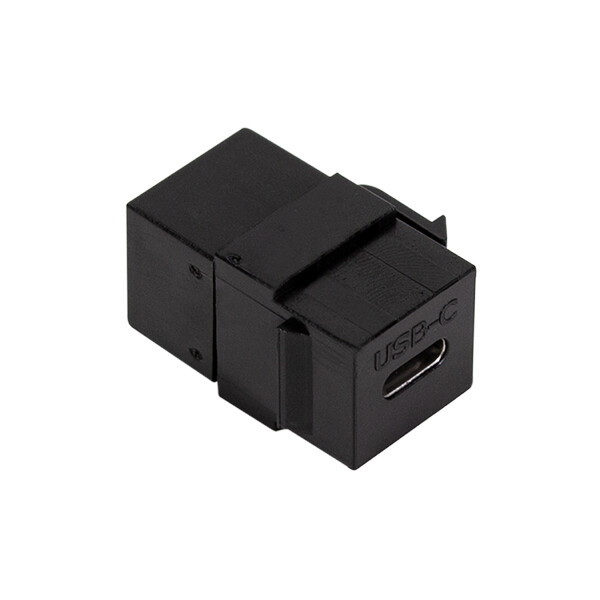 LogiLink Keystone Verbinder USB 3.1, schwarz