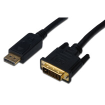 DIGITUS DisplayPort Adapterkabel, DP - DVI-D 24+1, 2,0 m