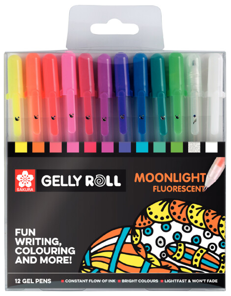 SAKURA Gel-Tintenroller Gelly Roll Moonlight, 12er Etui