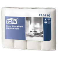 TORK Küchenrolle, extra saugfähig, 3-lagig,...