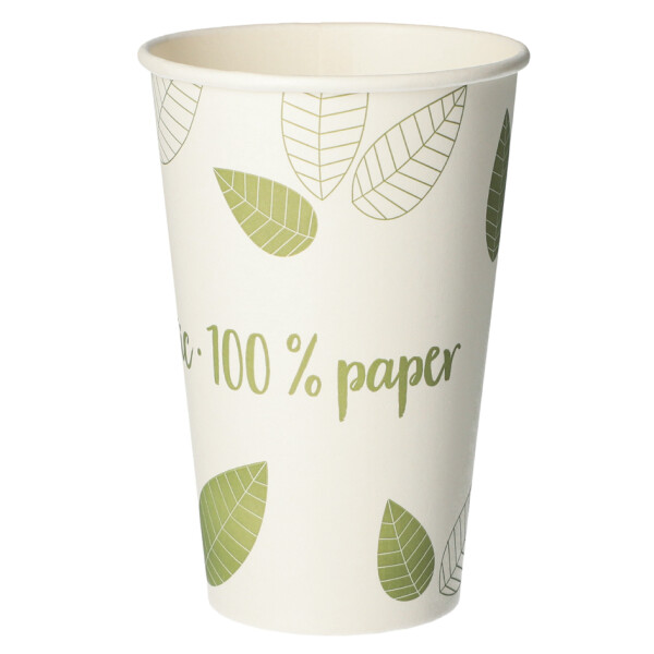 PAPSTAR Papp-Trinkbecher "pure" ZERO, 0,1 l, beige lila