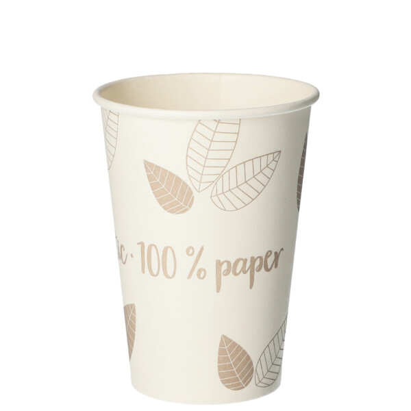 PAPSTAR Papp-Trinkbecher "pure" ZERO, 0,1 l, beige lila
