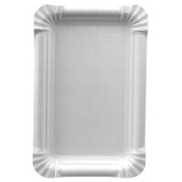 PAPSTAR Papp-Teller "pure" eckig, 100 x 160 mm,...