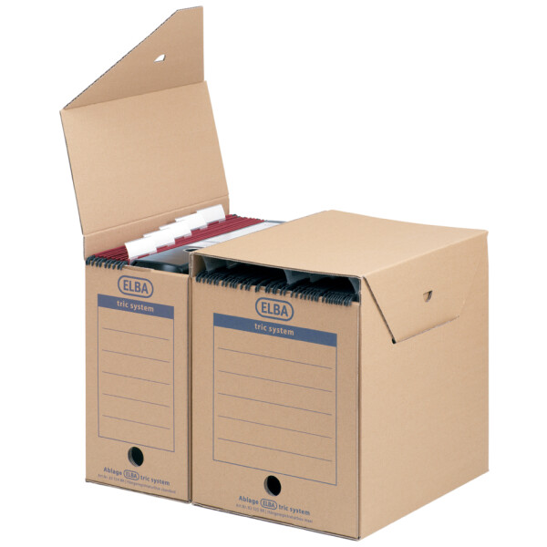 ELBA Hängemappen-Archiv tric System standard, naturbraun