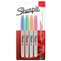 Sharpie Permanent-Marker FINE "Pastell", 4er...