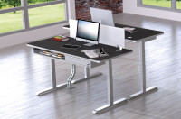 kerkmann Sitz-Steh-Schreibtisch Move 4 Premium, weiß
