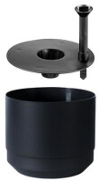 orthex Blumentopf PAULINA, Durchmesser: 300 mm, schwarz