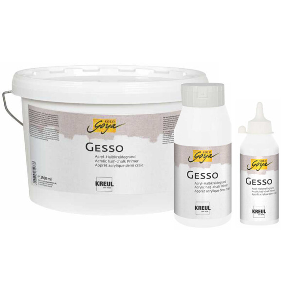 KREUL Acrylgrundierung SOLO Goya Gesso, wei&szlig;, 2,5 Liter