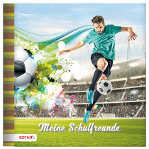 ROTH Freundebuch "Fußballstar", 165 x 165...