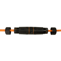 LogiLink Outdoor Kabel-Verbinder, Kat.6A Kat.7, schwarz