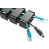 DIGITUS Kabelmanagement Kabelschlange, Farbe: schwarz
