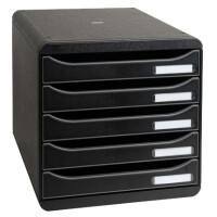 EXACOMPTA Schubladenbox BIG-BOX PLUS, 5 Schübe, mandarine