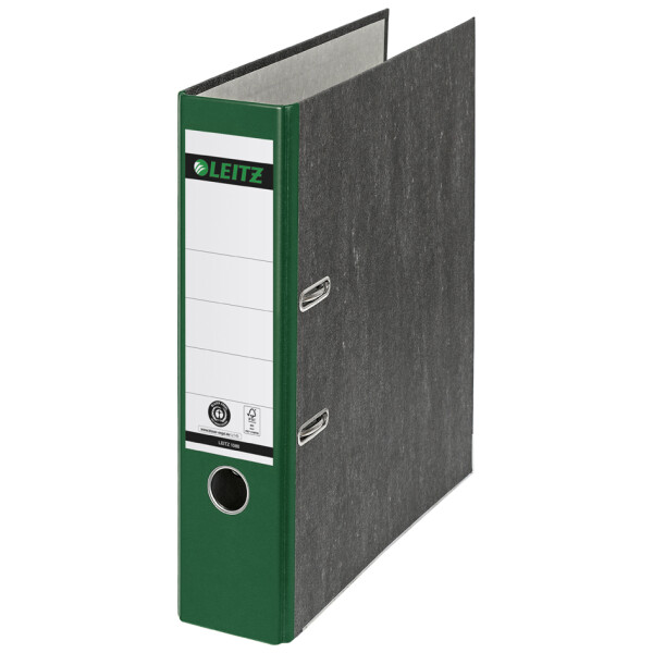 LEITZ Wolkenmarmor-Ordner, 180 Grad, DIN A4, 80 mm, orange