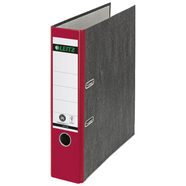 LEITZ Wolkenmarmor-Ordner, 180 Grad, DIN A4, 80 mm, orange