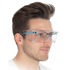 HYGOSTAR Schutzbrille für Brillenträger, transparent