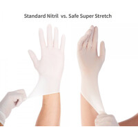 HYGOSTAR Nitril-Handschuh SAFE SUPER STRETCH, XL, blau