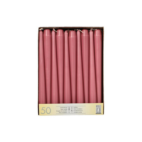 STARPAK Leuchterkerzen, 22 mm, jadegrün, 50er Pack
