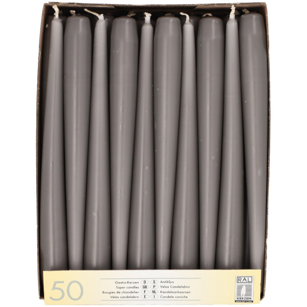 STARPAK Leuchterkerzen, 22 mm, jadegrün, 50er Pack