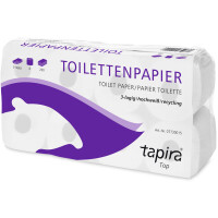 Tapira Toilettenpapier Top, 3-lagig, hochweiß