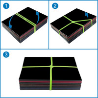 Läufer X-Band im Karton - 100 g, 100 x 11 mm, bunt sortiert
