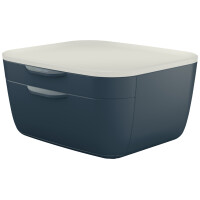 LEITZ Schubladenbox Cosy, 2 Schübe, grau hellgrau