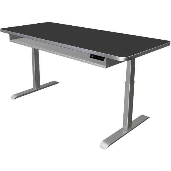 kerkmann Sitz-Steh-Schreibtisch Move 4 Premium, lichtgrau
