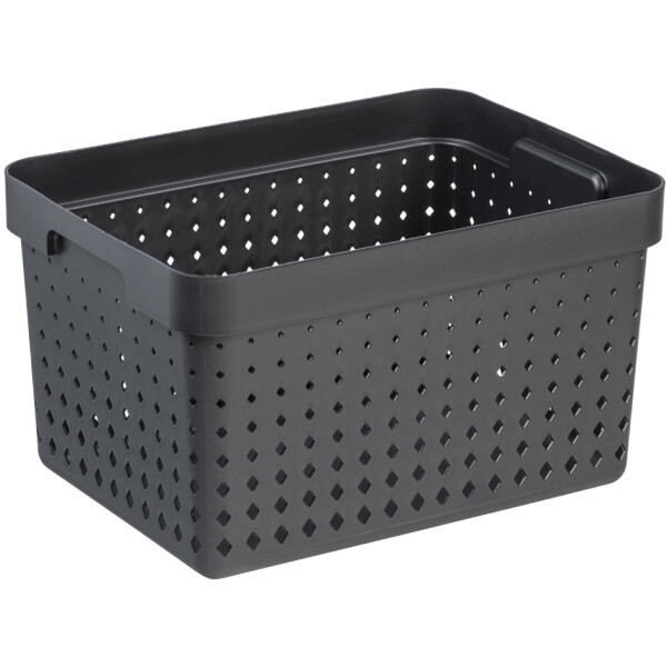 NHG Aufbewahrungskorb SEOUL BASKET L, schwarz
